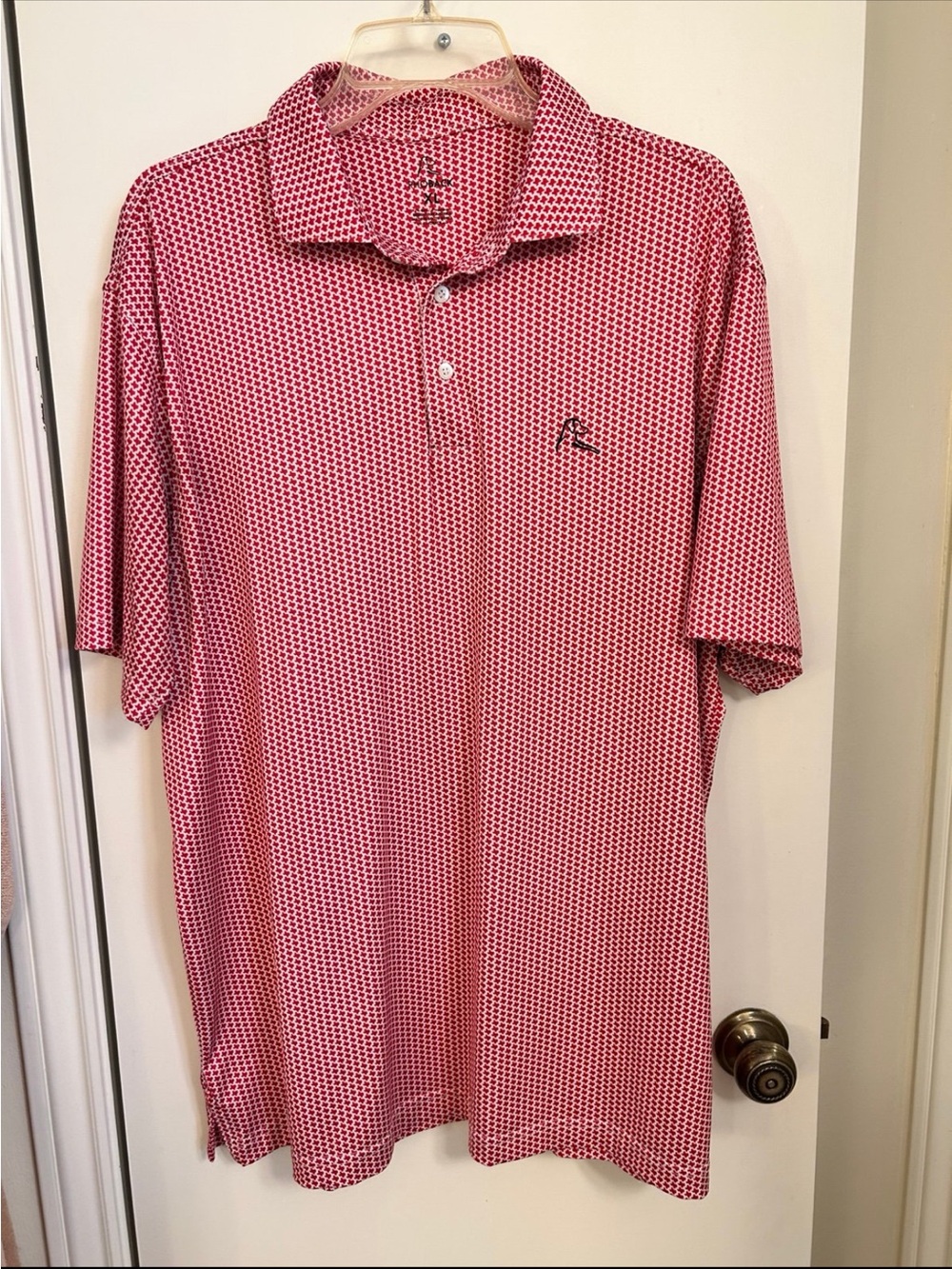 Rhoback Texas Micro-Print Polo Shirt